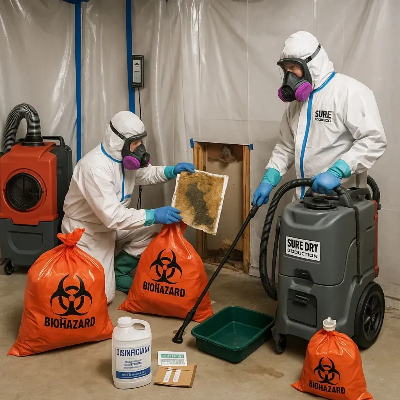Contaminated Water Handling Protocols process in Rafter J Ranch, WY